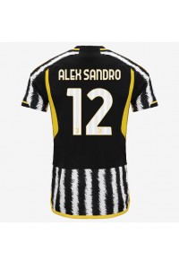 Fotbalové Dres Juventus Alex Sandro #12 Domácí Oblečení 2023-24 Krátký Rukáv